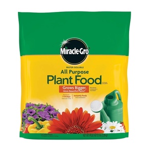 image:imageMiracleGro Water Soluble All Purpose Plant Food Fertilizer for Indoor or Outdoor Flowers Vegetables or Trees 8 oz5 lb