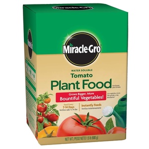 image:imageMiracleGro Water Soluble Tomato Plant Food 15 lb 6Pack15 lb
